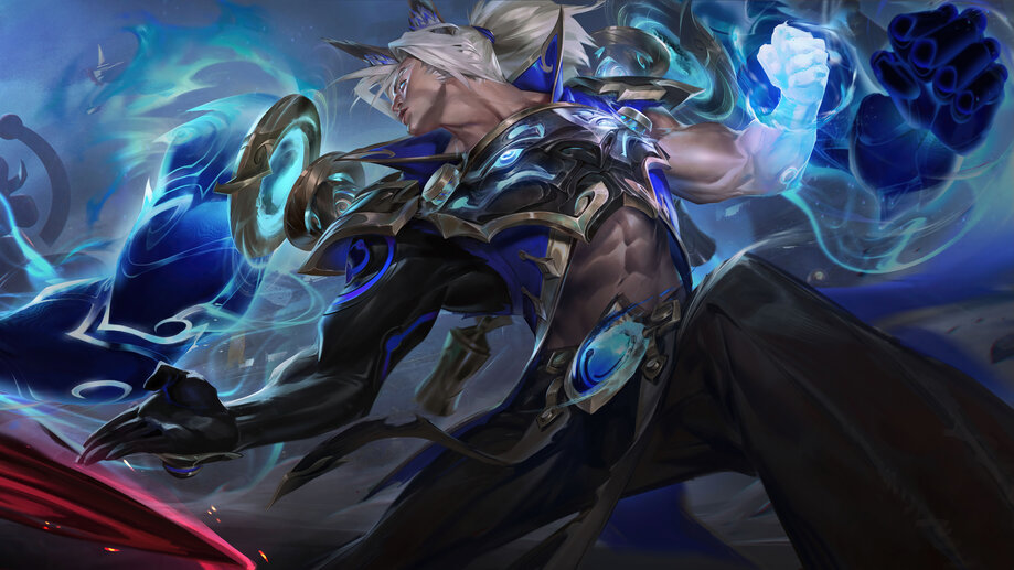 Ashen Knight Sylas LoL Skin Splash Art Wallpaper 8K #3991i