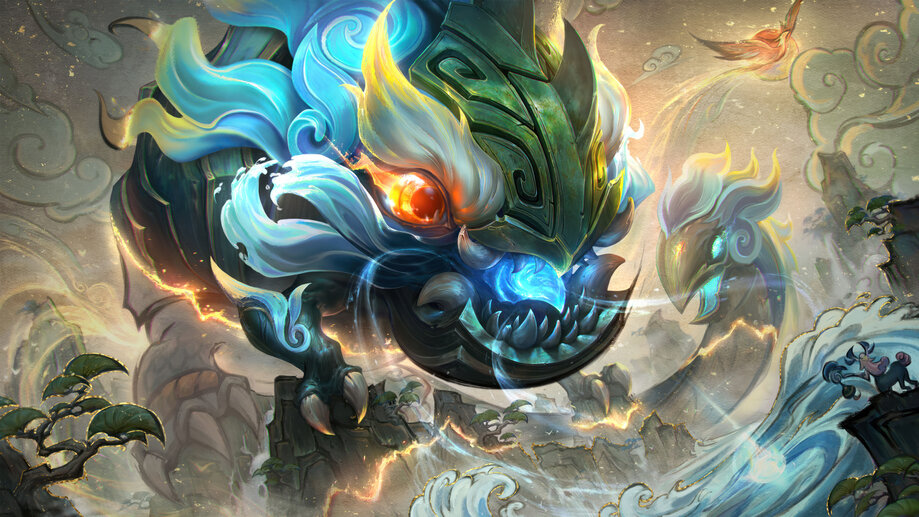 Shan Hai Scrolls KogMaw Skin 4K 8K #6731k Wallpaper iPhone Phone