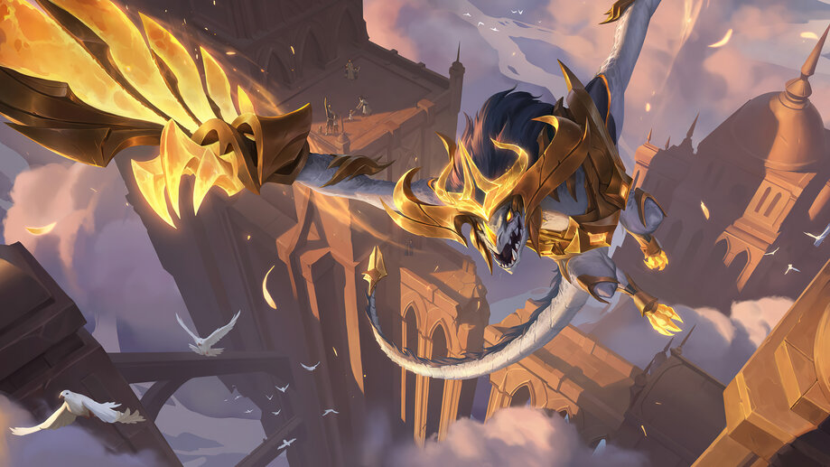 Shyvana Dragon Arclight LoR 4K #8531i Wallpaper PC Desktop