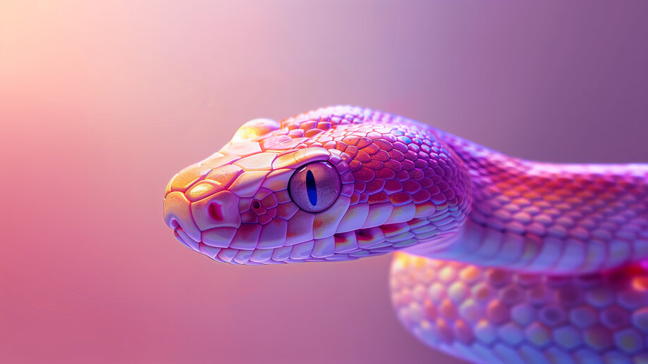 Snake 4K #2393a Wallpaper PC Desktop