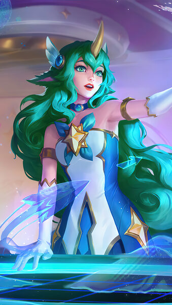 Soraka Star Guardian Skin LoR 4K #7991h Wallpaper PC Desktop