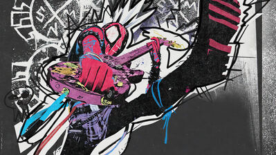 CS:GO Terrorist Guitar Colorful 4K Wallpaper #4.3163