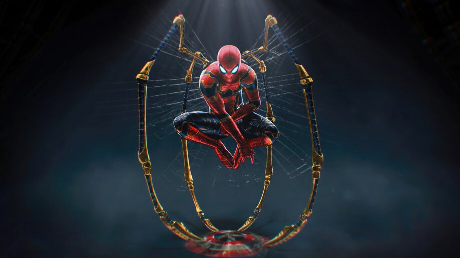 442b | Spider-Man, Iron Spider, Suit, 8K Wallpaper iPhone Phone