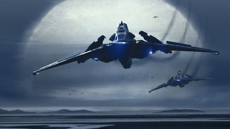 Star Citizen Game Fighter Ship 4K #5680i Wallpaper iPhone Phone