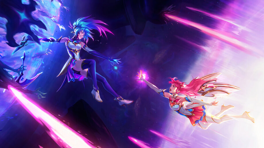 Star Guardian Akali Skin Splash Art Wallpaper 8K #7471h