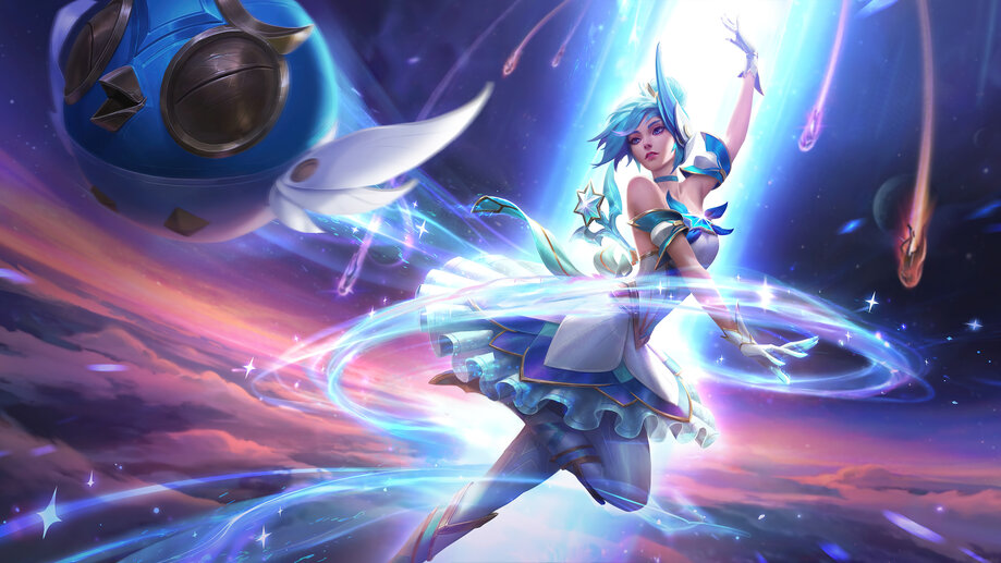 Star Guardian Seraphine LoL (Wild Rift) Wallpaper 8K #8471g