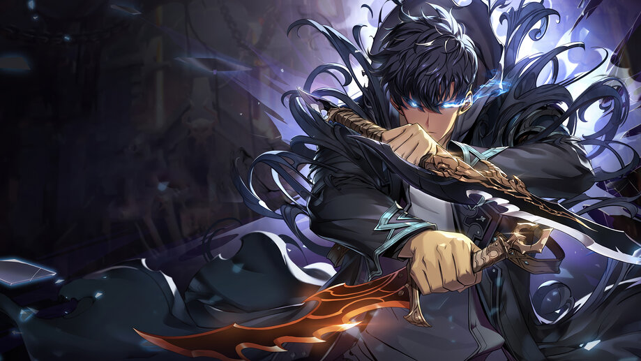 1905d Sung Jin Woo Dagger Solo Leveling ARISE 4K Wallpaper 4K PC