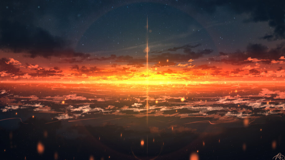 Horizon by Threads - Sunset - Wallpaper : Wallpaper Direct