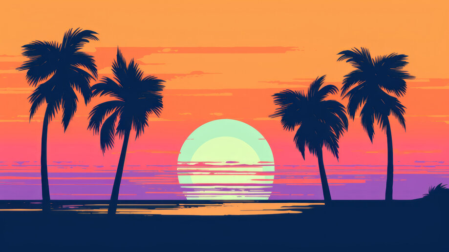 Beautiful Sunset Sea Coast Scenery 4K Wallpaper iPhone HD Phone #7810i