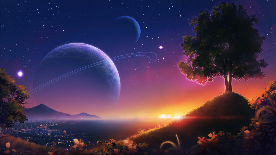 Planet Scenery Sci-Fi 4K Wallpaper iPhone HD Phone #7101k