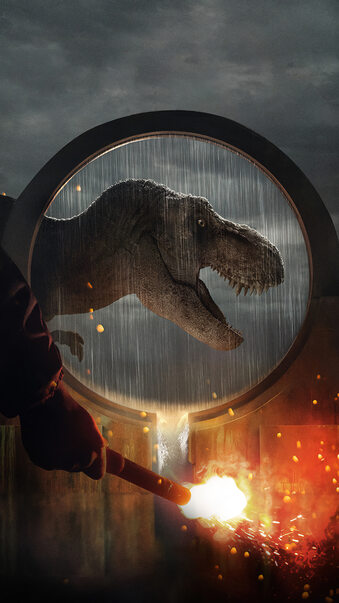 tyrannosaurus rex jurassic park wallpaper