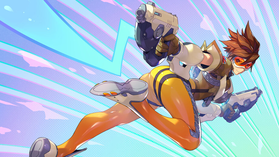 Tracer Overwatch 4K Wallpaper iPhone HD Phone #2380h