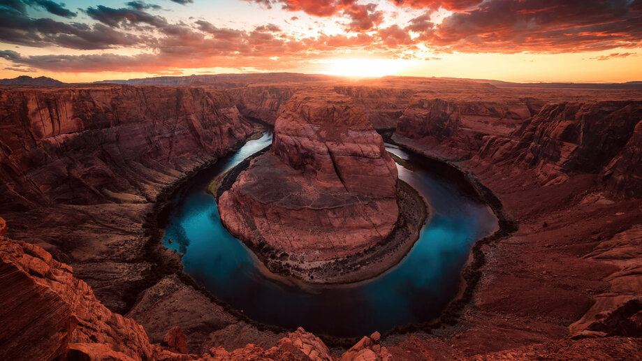 USA Arizona Horseshoe Bend 4K #4900h Wallpaper PC Desktop