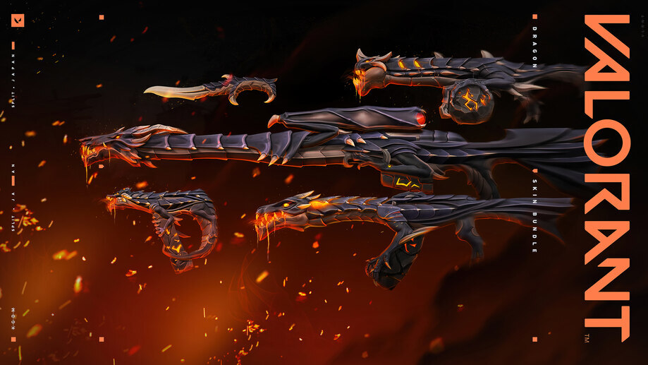 Valorant Elderflame Dragon Skin 4K #2461e Wallpaper iPhone Phone