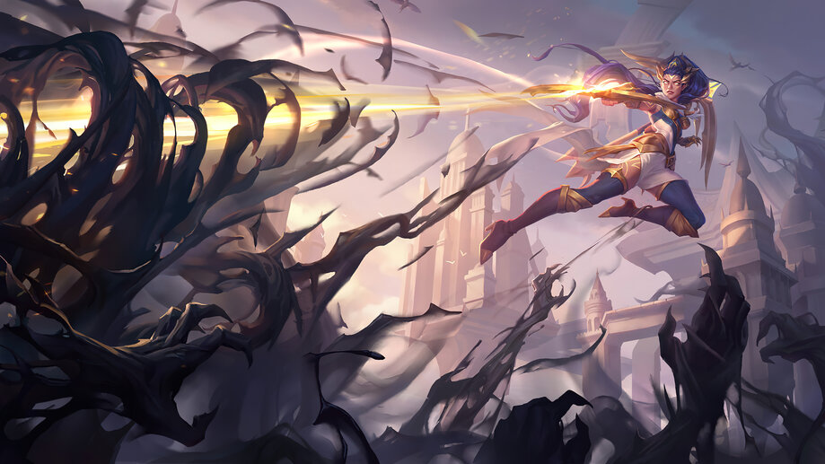 Vayne Arclight LoR LoL 4K #8591i Wallpaper PC Desktop