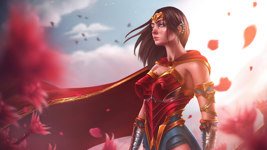 Wonder Woman DC Superhero 4K Wallpaper