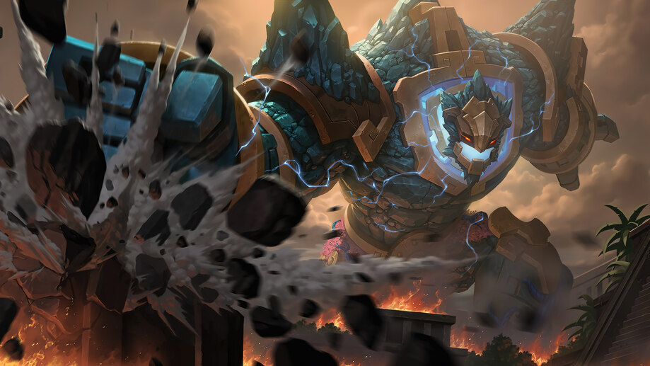 Worldbreaker Malphite LoL LoR 4K #221f Wallpaper PC Desktop