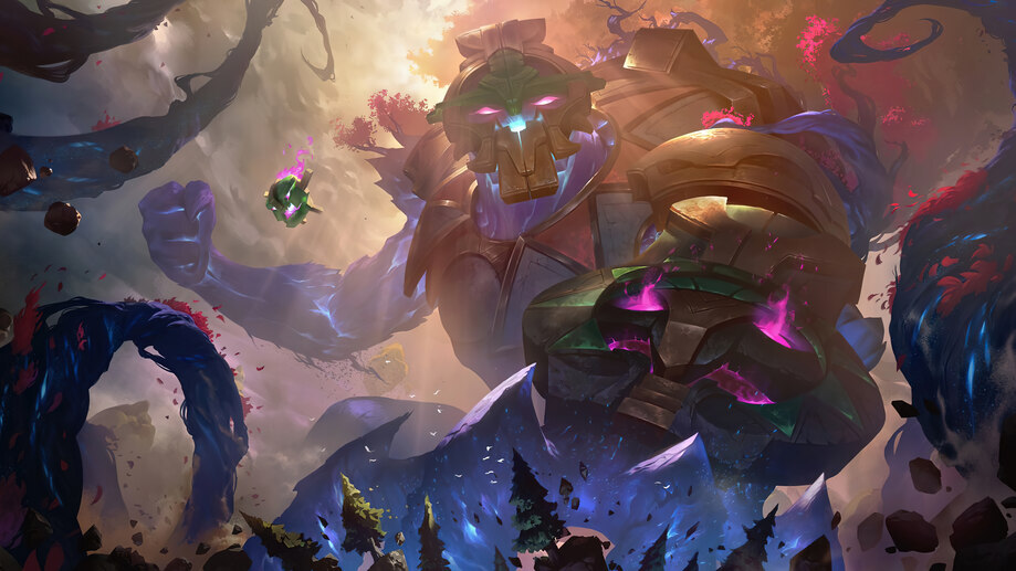 Worldbreaker Maokai LoL 4K #241f Wallpaper PC Desktop