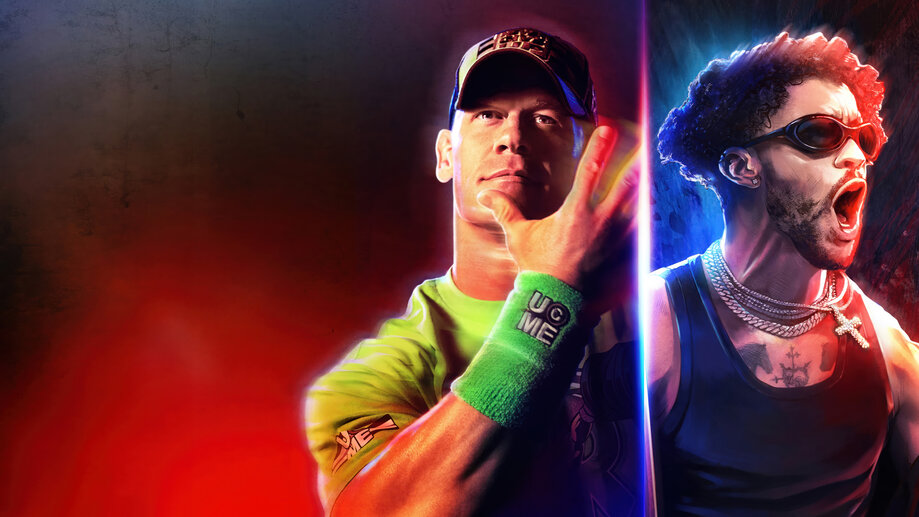 WWE 2K23 John Cena Bad Bunny 4K #2581n Wallpaper PC Desktop