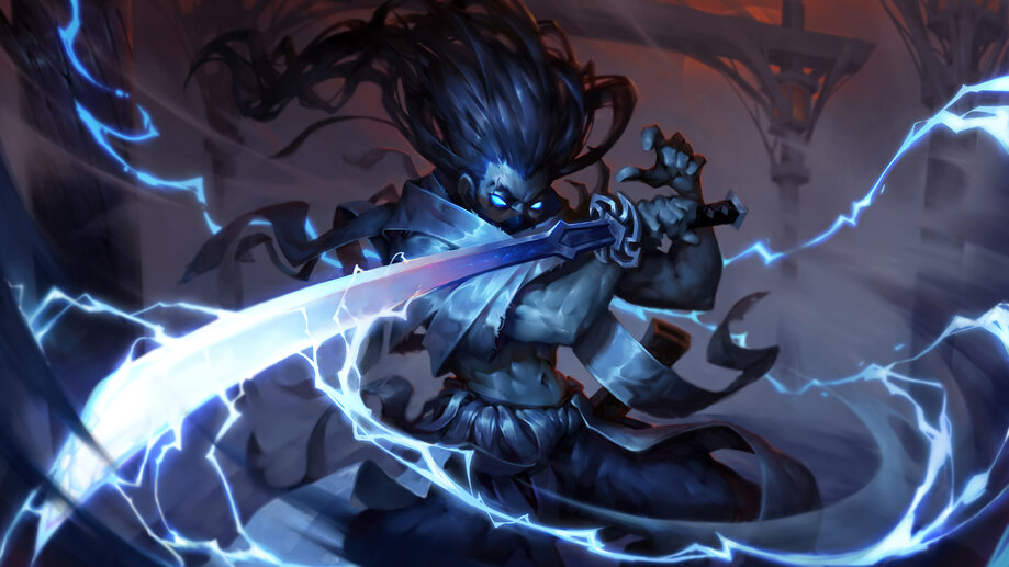 Yasuo LoL Art 4K #8611h Wallpaper PC Desktop